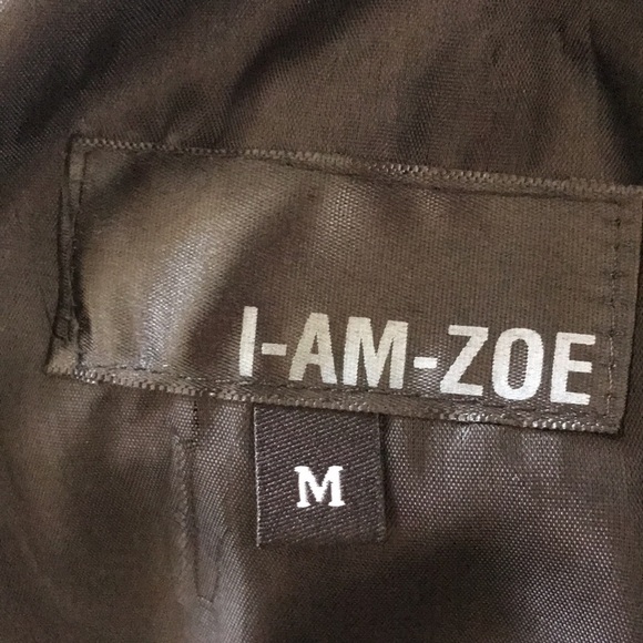 I-AM-ZOE by Otilia Mendez long sleeve wool mini lace up shift dress sz m… - Picture 11 of 11